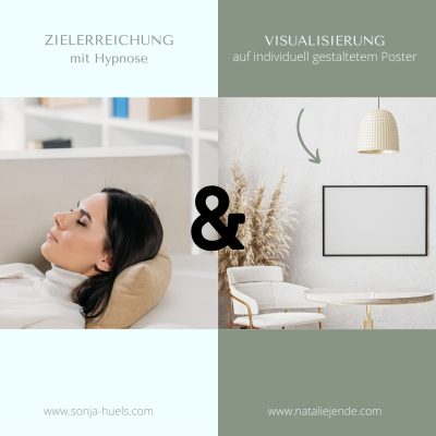 Visualisierung auf individuell gstaltetem Poster