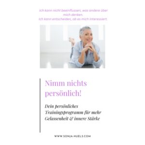 Nimm nichts persönlich Training @ online